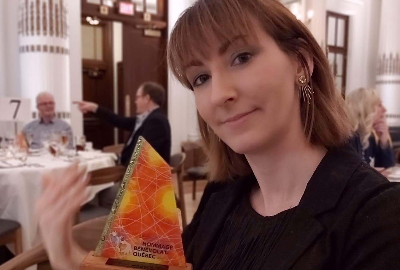 Emmanuelle LaBarre est lauréate du prix Claude-Masson.