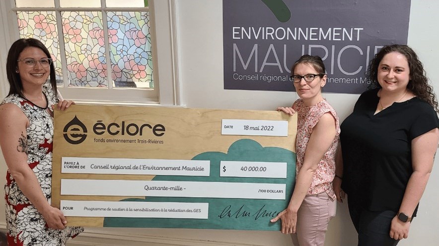 Plus de 500 000 $ remis à 11 projets environnementaux à Trois-Rivières