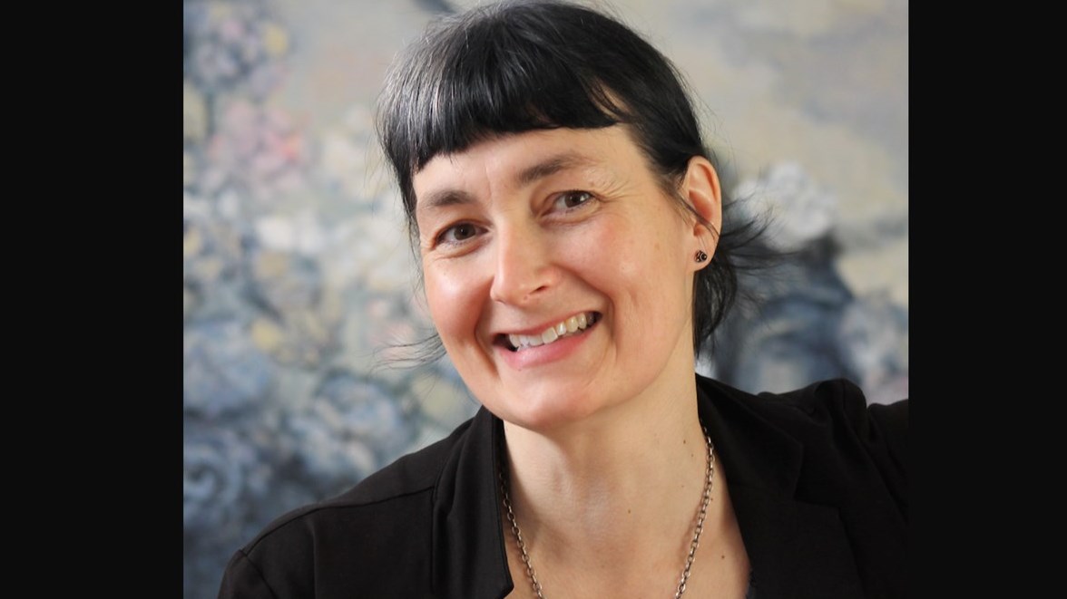 La présidente d’honneur Gabrielle Dumont, artiste peintre de Québec.