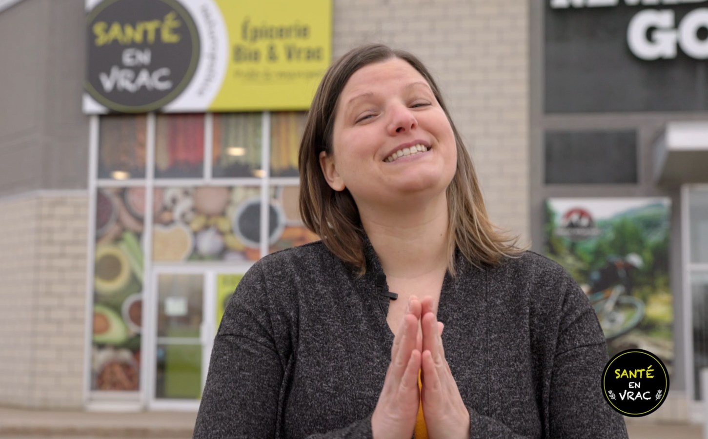 Audrey Hébert-Auger, propriétaire du commerce Santé en vrac.