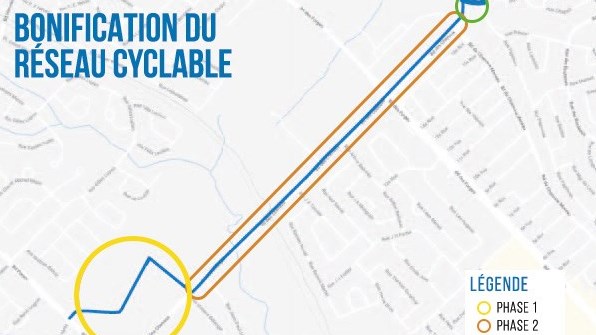 Trois-Rivières bonifie son réseau cyclable cet été