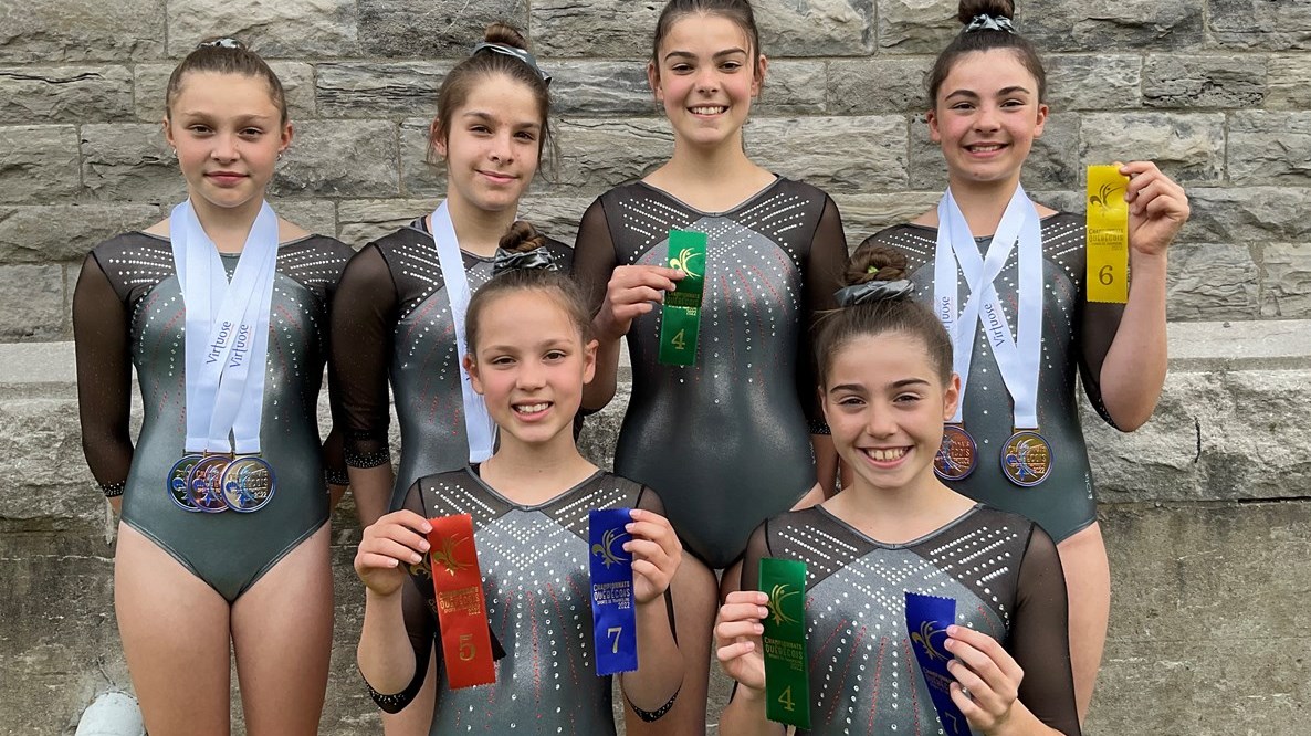 Devant : Charlotte Marchand, Gabrielle Leblanc
Derrière: Emma Beaudoin, Anaîs St-Arnault, Mélodie Piché et Laurie Cloutier