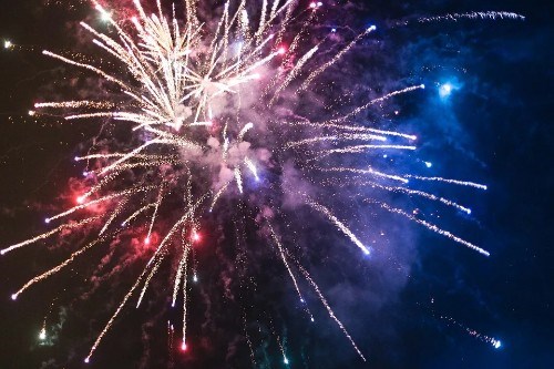 Il y aura des feux d'artifice en soirée!