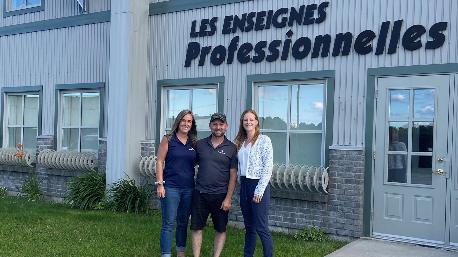 Marilyn Béland, Yanick Gagnon et Sabrina Marchand