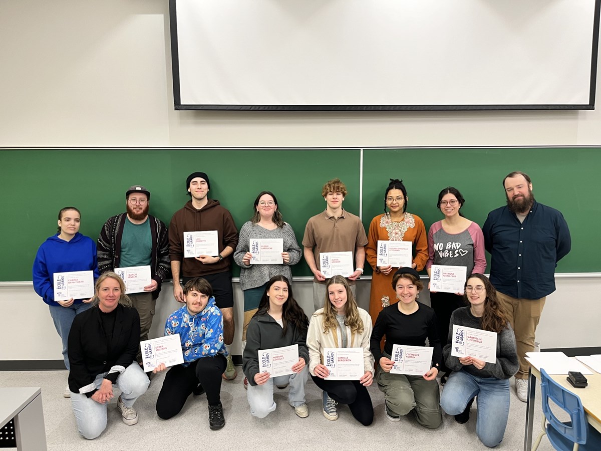 Trente élèves et leurs mentors de l’École des Grands sont récompensés