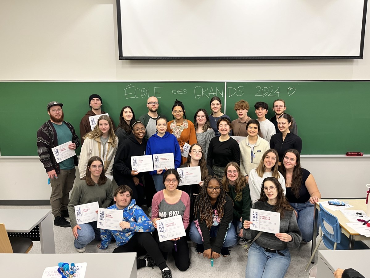 Trente élèves et leurs mentors de l’École des Grands sont récompensés