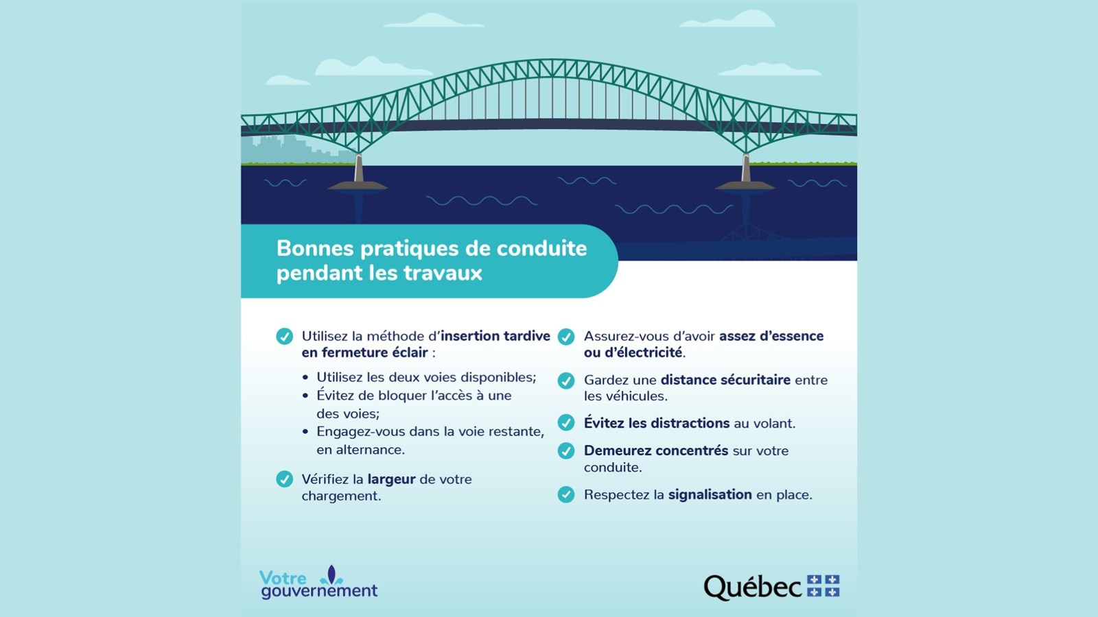 Pont Laviolette : Entraves durant la fin de semaine du 11 au 14 avril