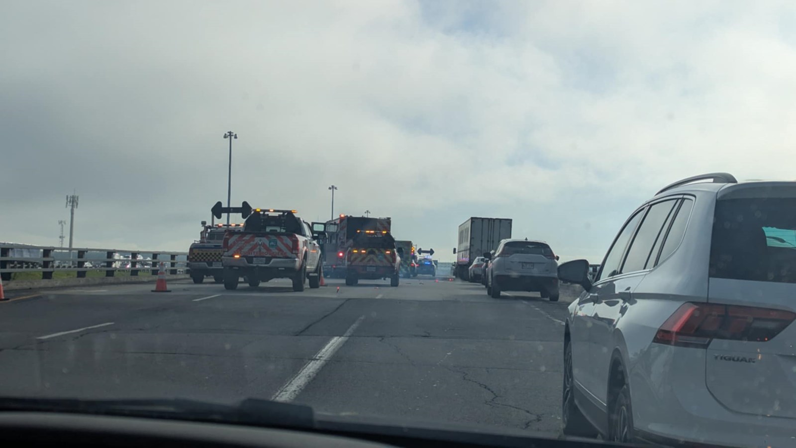 Circulation à contresens sur l'autoroute 40 entre Berthierville et Lanoraie