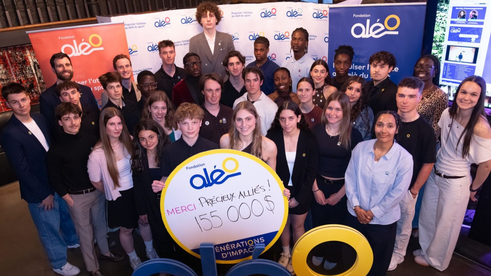 Récipiendaires 2026 au cocktail printanier de la Fondation Aléo