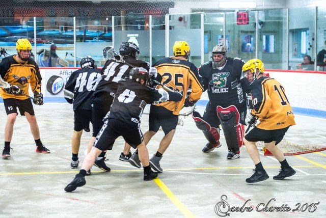 Les Aigles seniors ont de nouveau maîtrisé Laval dans le cadre d’un match âprement disputé.