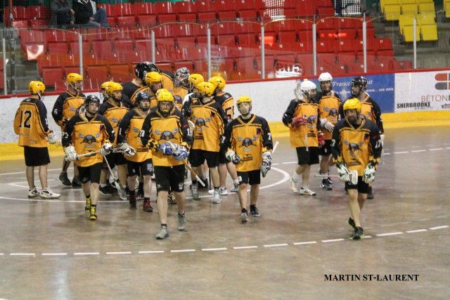 Malgré l’abandon temporaire de Wendake, les Aigles ont pu se mesurer à cette équipe lors du match-suicide du 11 juillet au Centre Lemay. Les Aigles accèdent ainsi à la finale qui débutera vendredi à Windsor face à la Milice de Laval.