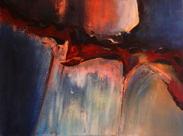 Intériorité, acrylique de J. Michel Poulin.