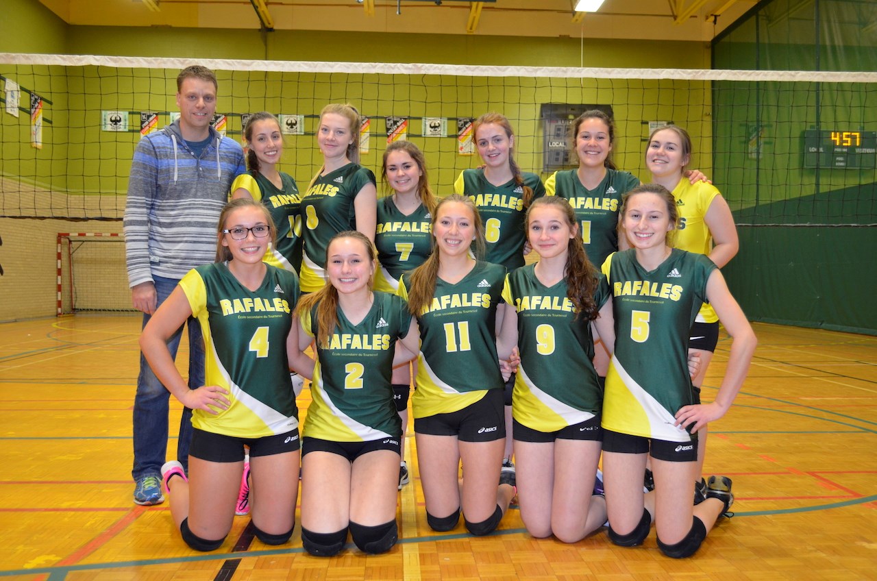 Rafales : aucune défaite pour l’équipe féminine de volleyball