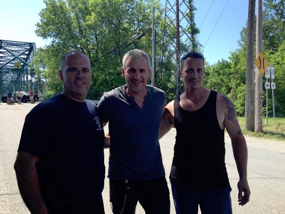 Éric Courteau, Patrick Huard et Steve Faucher.