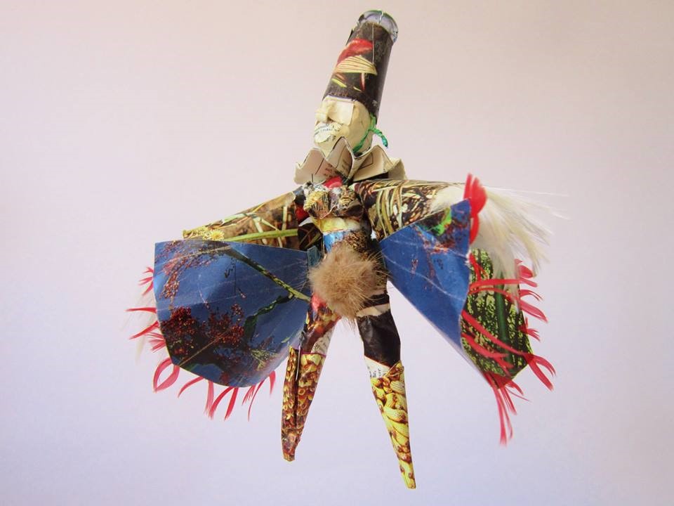 Une sculpture de Francine Péloquin.