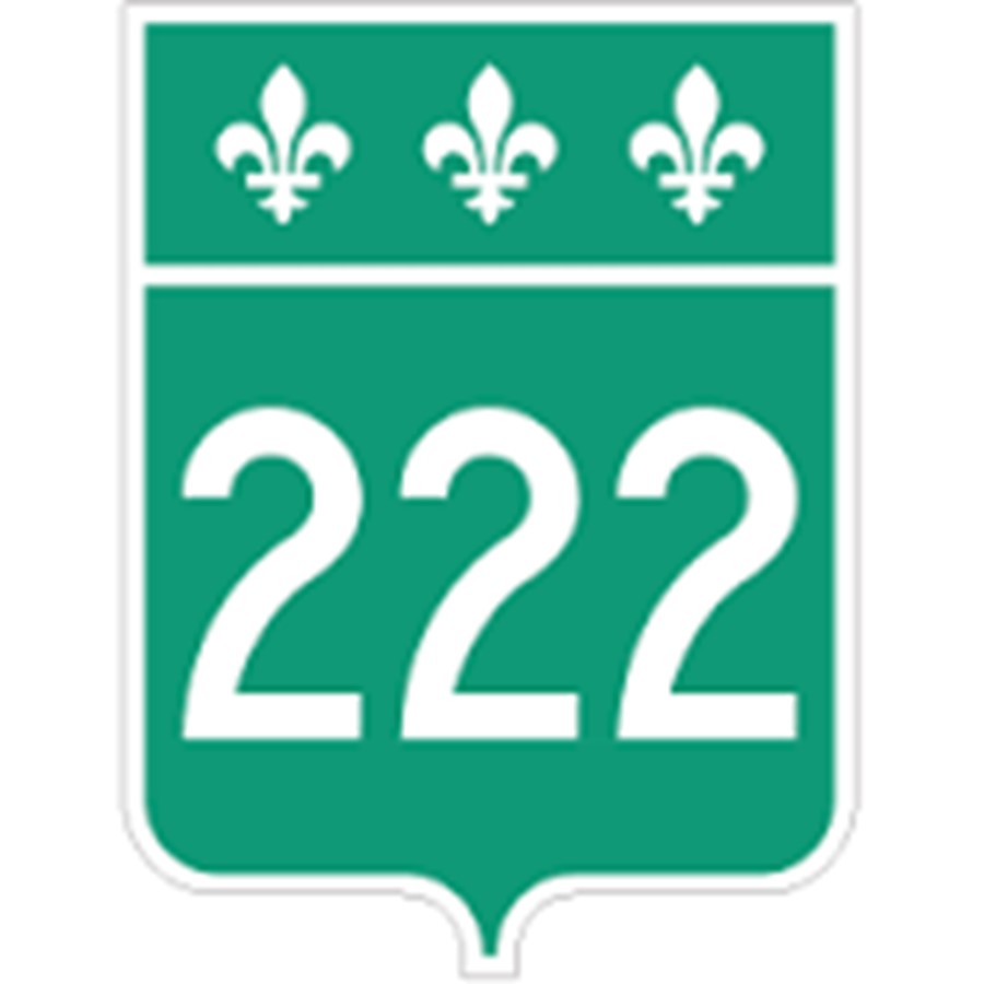 Asphaltage sur la 222 à St-Denis-de-Brompton