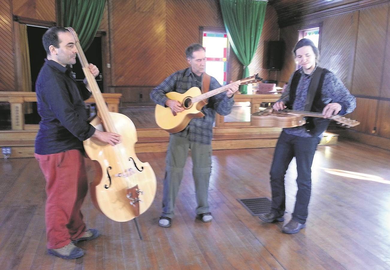 Benoît Converset, Marc Saumier et Jesse Ens.