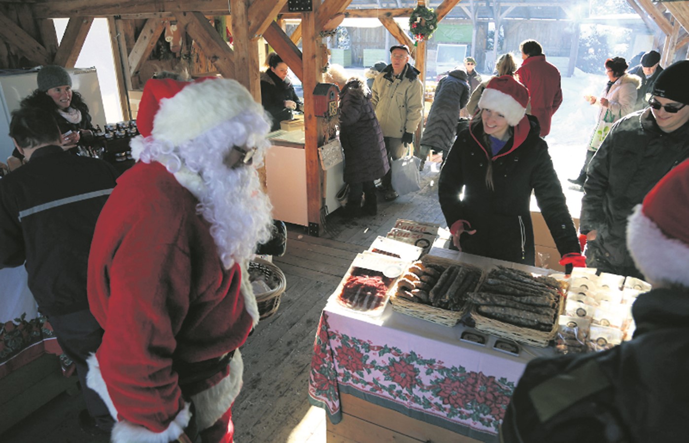 Le Père Noël sera bientôt de retour pour la 4e édition du marché des fêtes.