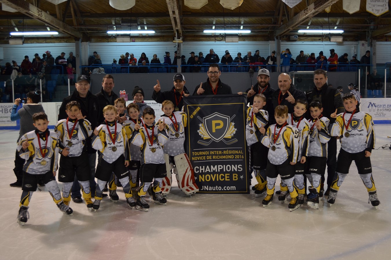 Les gagnants de la classe B.
