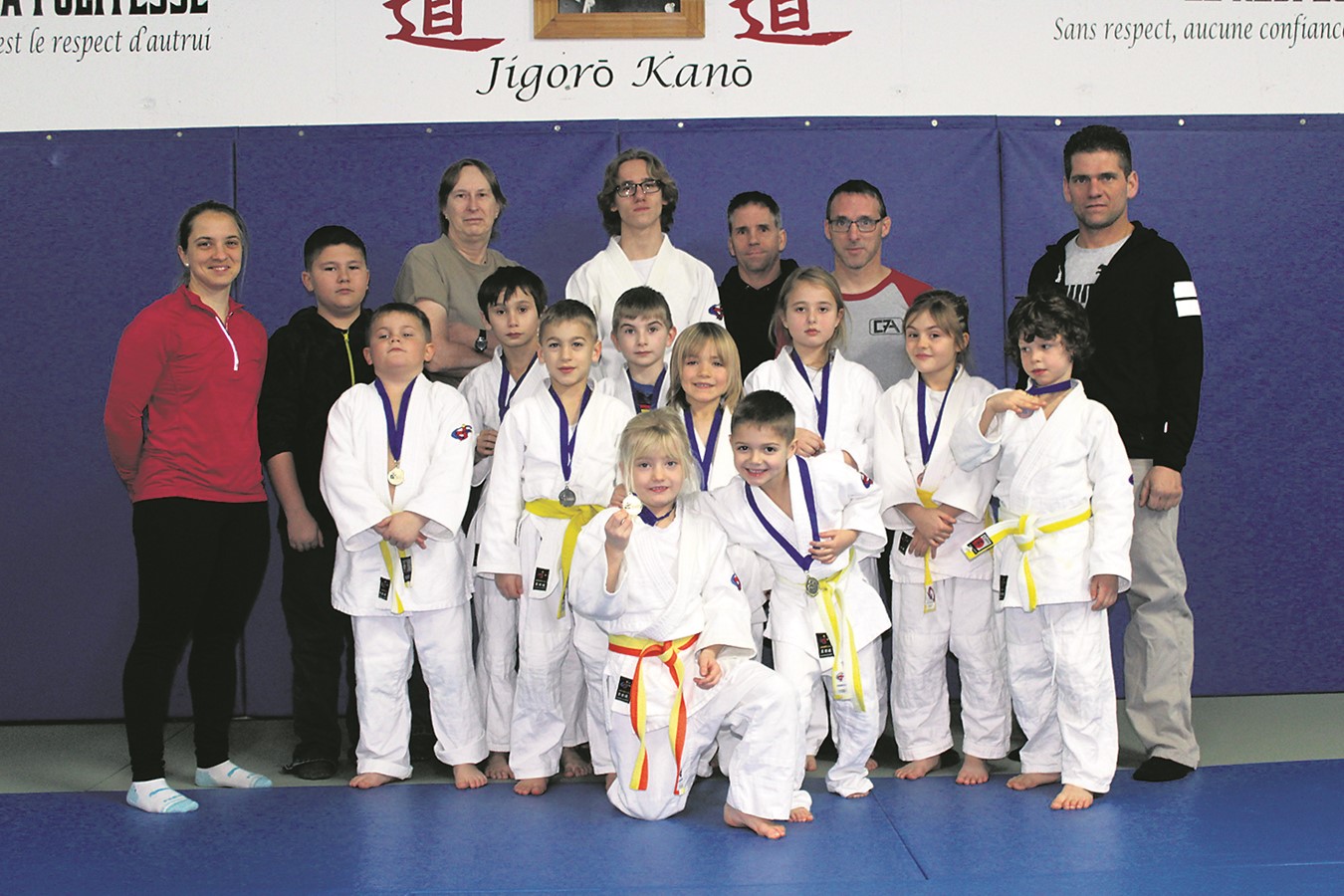 Les gagnants du volet technique catégorie U10.