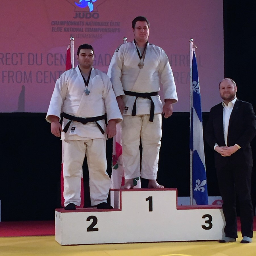 Kevin Gauthier a gravi la plus haute marche du podium, devenant un champion canadien.