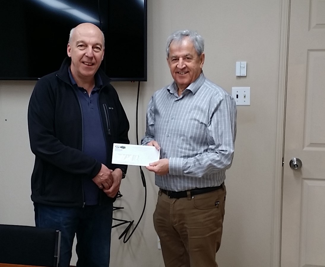 Denis Proulx et Marc-André Martel, Maire de Richmond