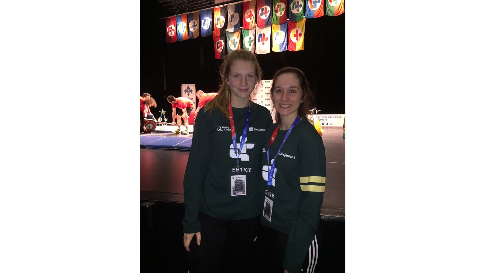 Alexandrine ST-Cyr et Mariane Larrivée participaient toutes deux aux Jeux du Québec pour une première fois.