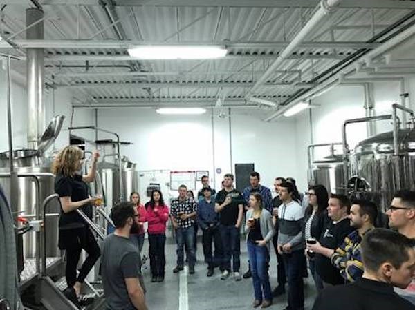 Explications du brassage de la bière de la microbrasserie Moulin 7 à Asbestos