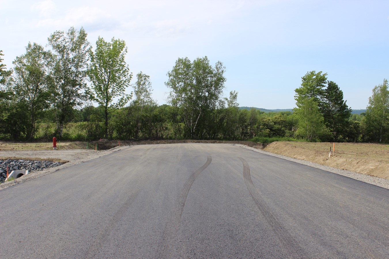 Extrémité de la rue Maurice-Bachand.