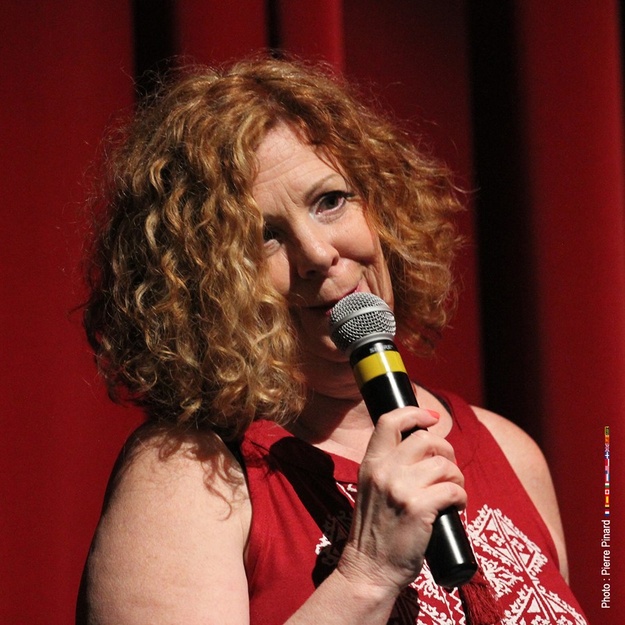Hélène Borgia au terme du 25e spectacle annuel.