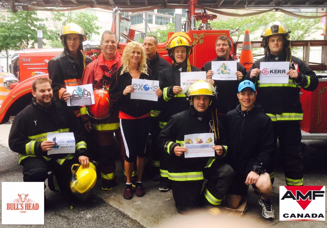 Les pompiers de Richmond au Défi Gratte-ciel
