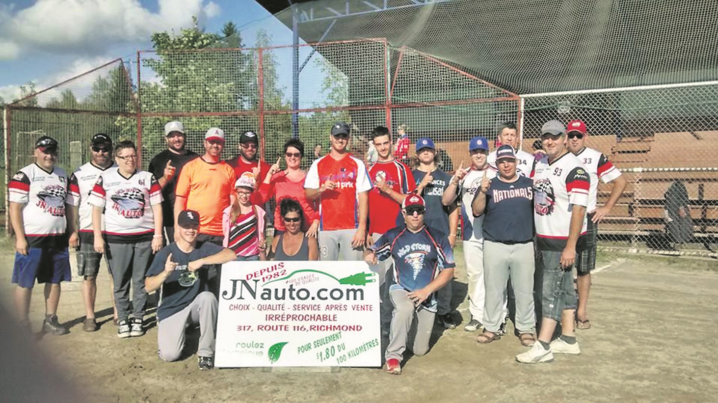L’équipe de Saint-Félix, gagnante du tournoi Pow-Wow.