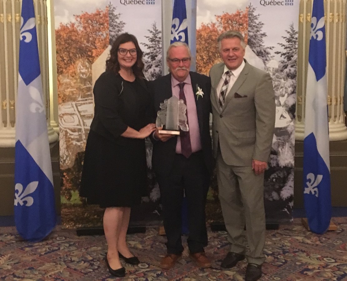 M. Mario Côté des Pionniers de Valcourt honoré