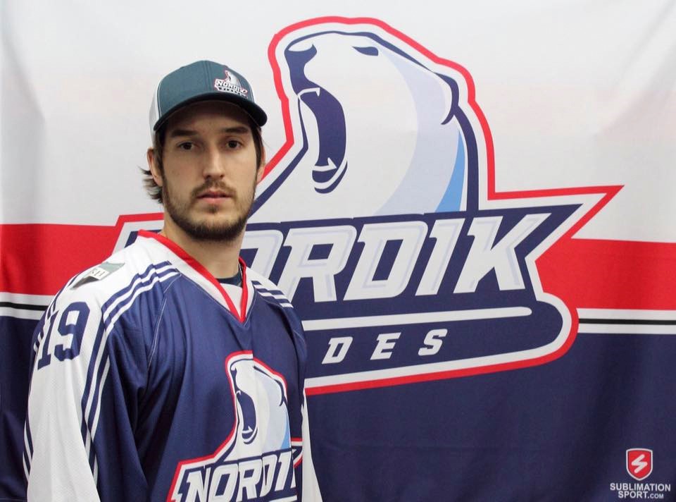 Samuel Fredette s’est démarqué lors du dernier match du Nordik Blades.