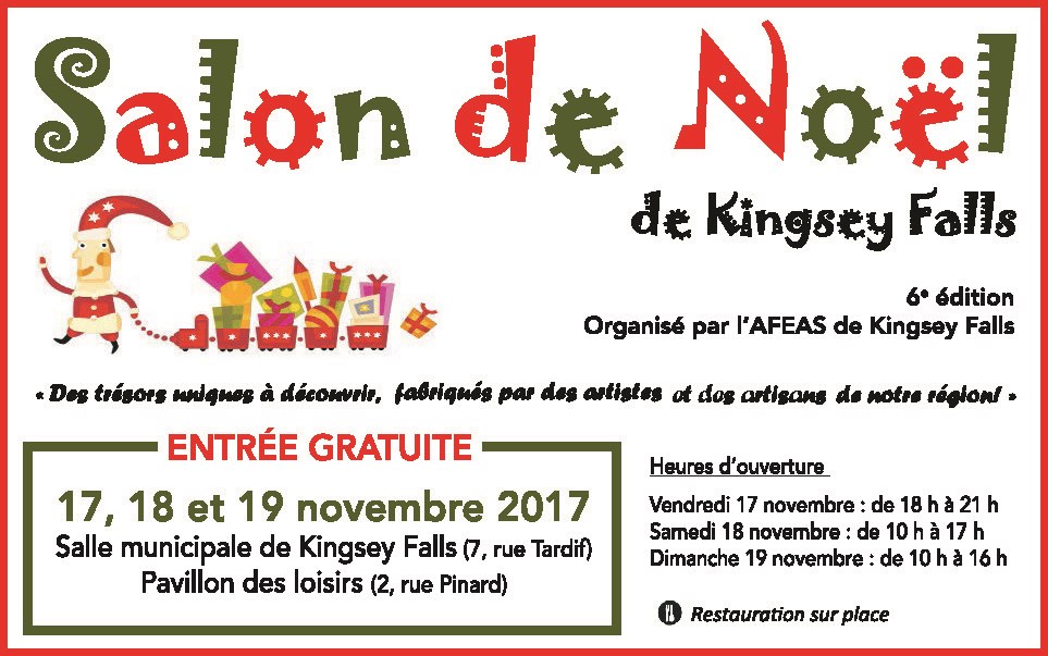 Une 6e édition colorée pour le Salon de Noël  de Kingsey Falls!