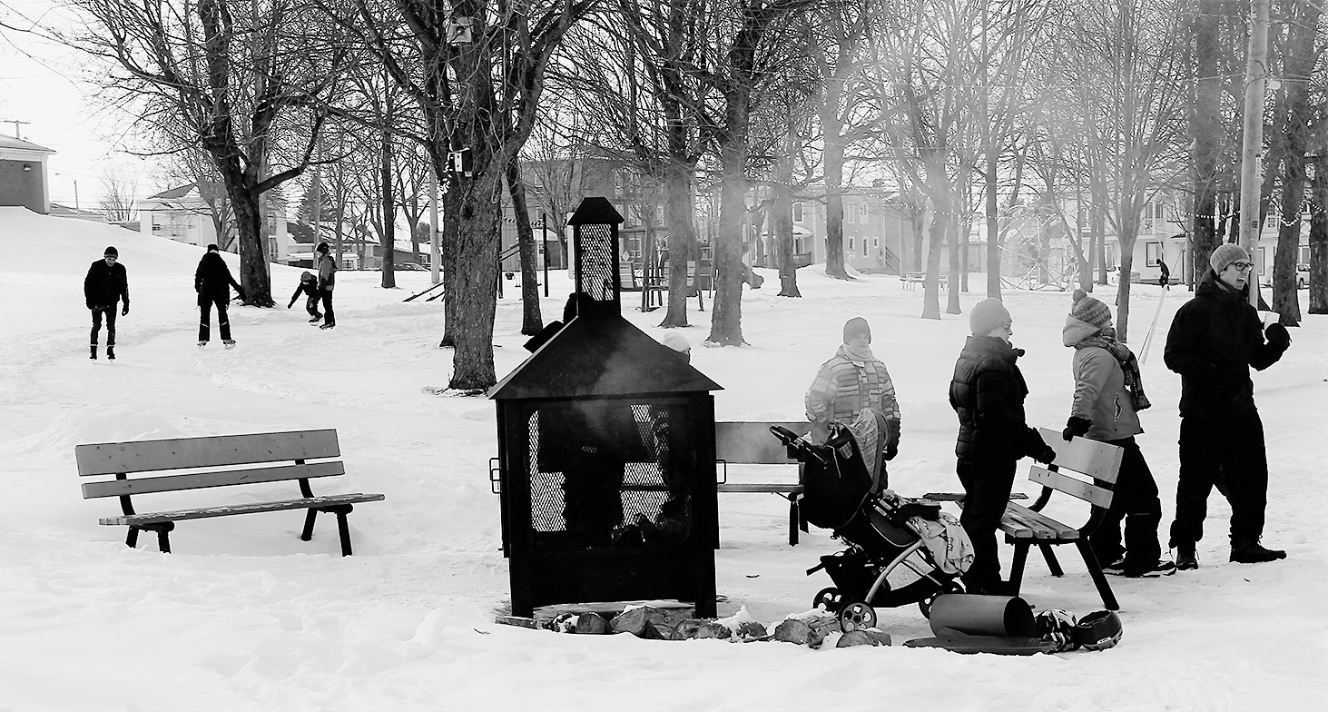 Les gens sont souriants, mais surtout heureux de pouvoir ainsi profiter d’une telle installation plein air fort conviviale.