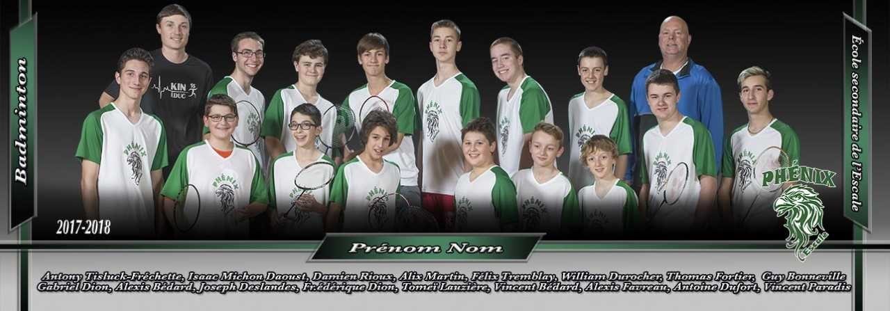 Les athlètes Badminton de l’école L’Escale