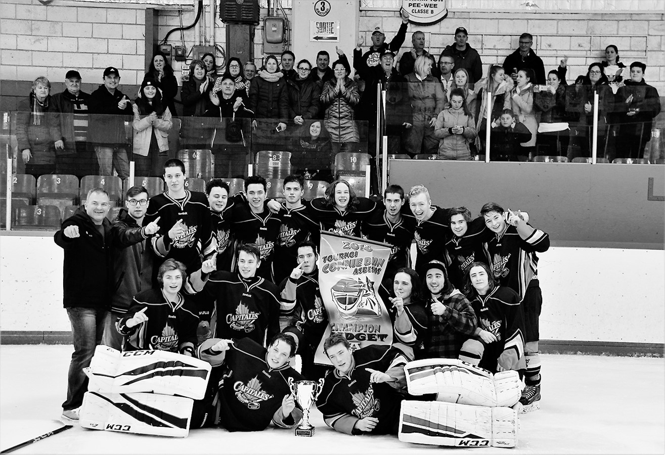 Les grands gagnants de la classe Midget A du Connie Dion d’Asbestos, les Capitales de l’Érable de Plessisville, qui l’ont emporté par la marque de 3 à 1