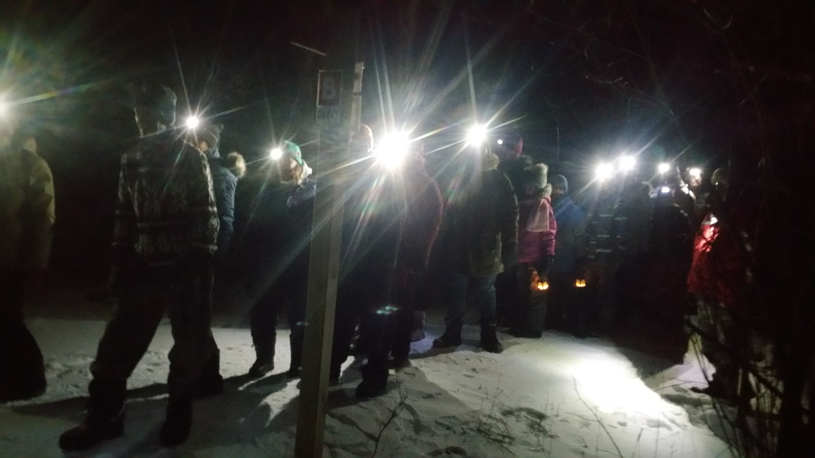 Marche nocturne à la Poudrière de Windsor
