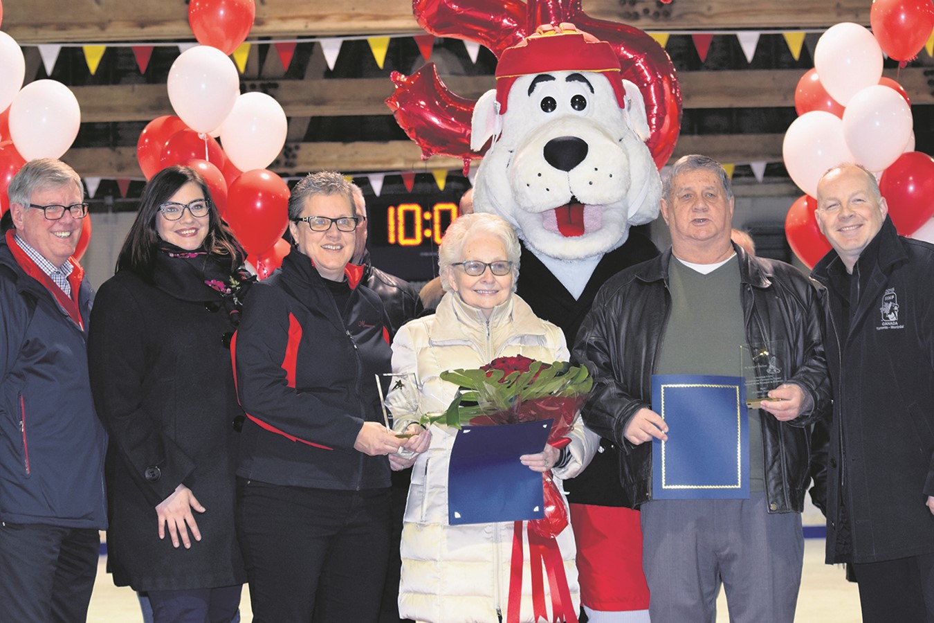 Remise aux coprésidents d’honneur