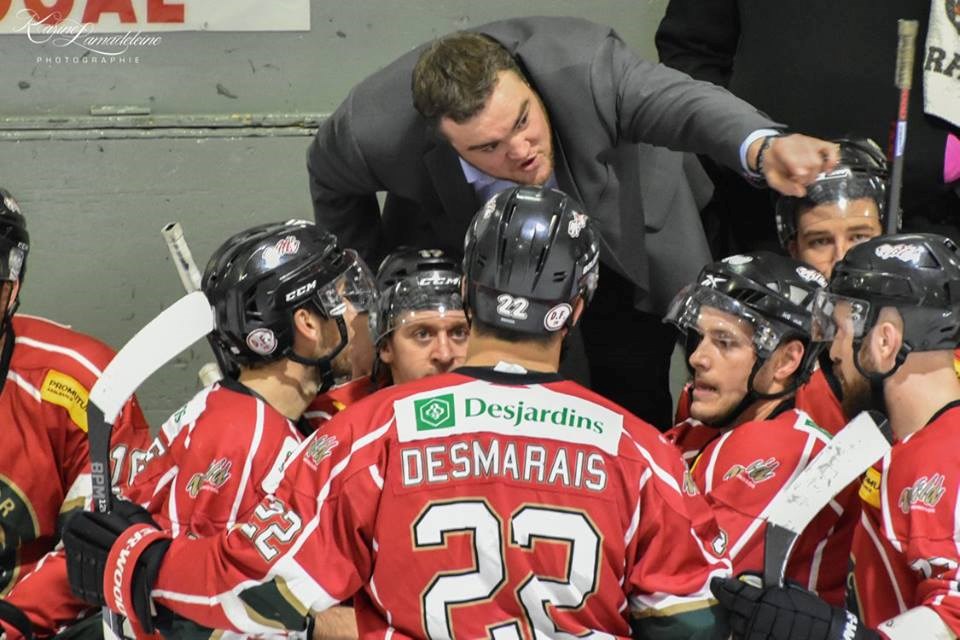 Le Desjardins - Wild a été éliminé en cinq rencontres par les Loups de La Tuque dans la ronde quart de finale. (Photo : Karine Lamadeleine)