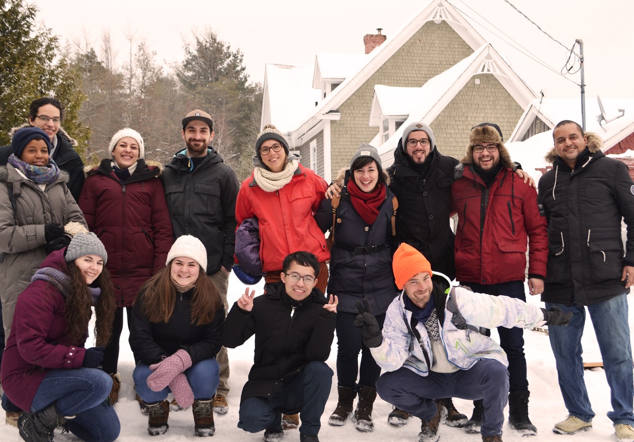 Les jeunes de 18 à 35 ans de différentes régions du Québec, qui ont participé au séjour exploratoire en février dernier dans la MRC des Sources.