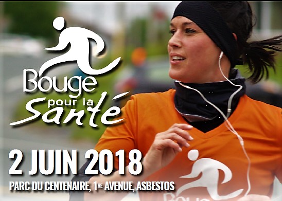La population de la MRC des Sources, est mise au défi afin de se mettre en mouvement le samedi 2 juin prochain au Parc du Centenaire, sur la première avenue à Asbestos.
