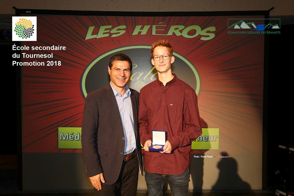 Tournesol d’or : des médailles pour trois élèves