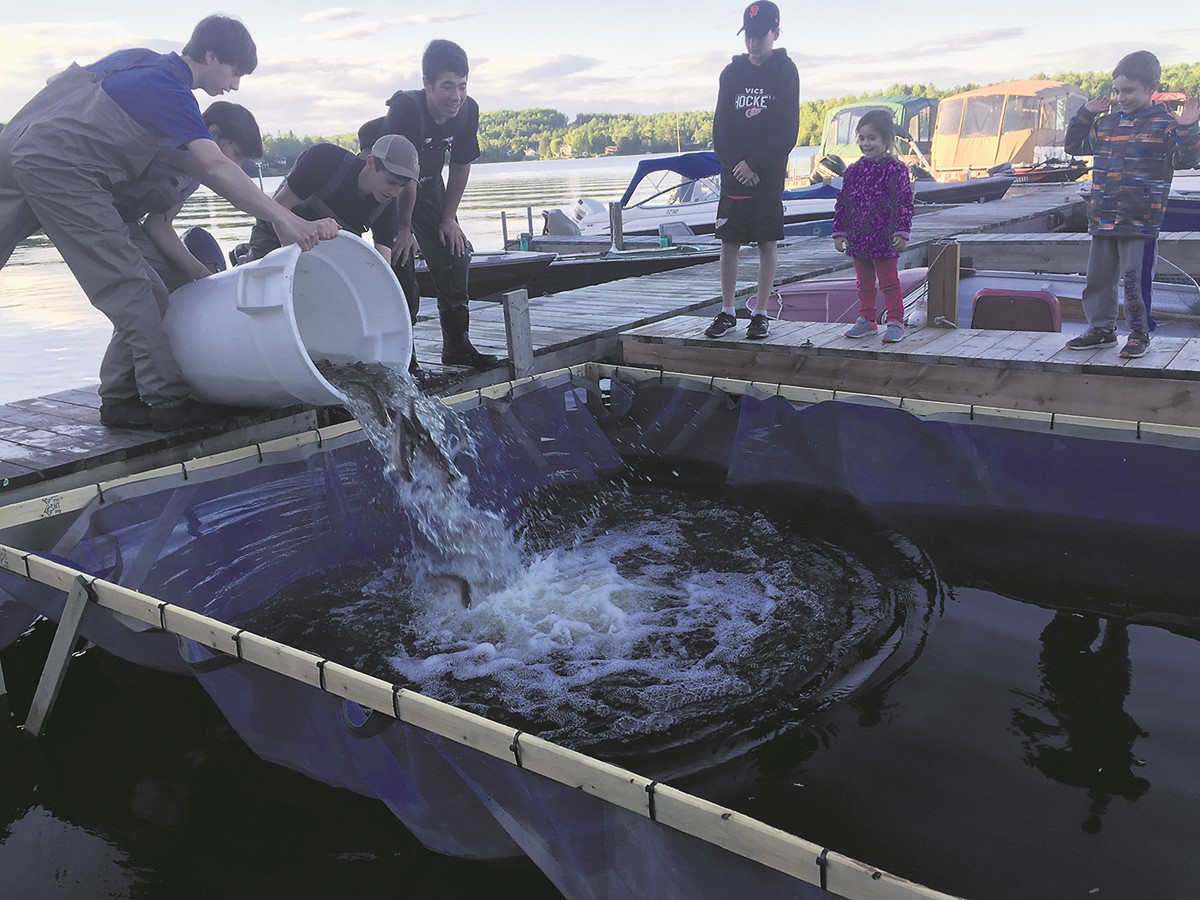 Jeunes et adultes ont profité de la pêche et des activités qui se sont étalées sur deux jours.