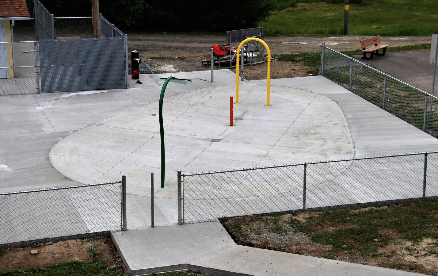 Les nouveaux jeux d’eau de la piscine de Danville