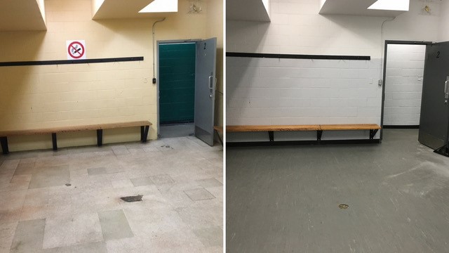 Un coup de neuf dans les vestiaires du Centre J-A Lemay