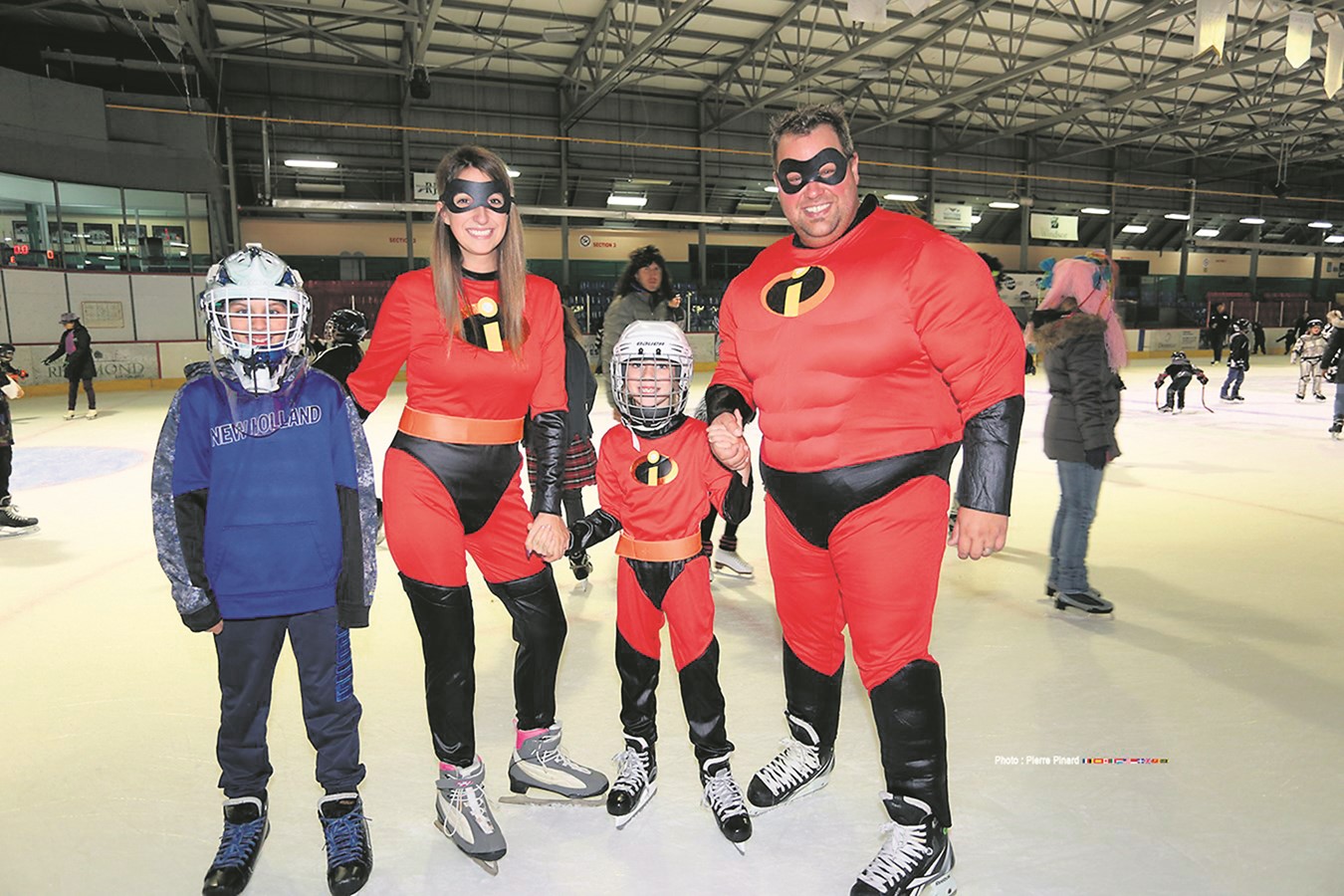 Halloween, bonbons, patinage libre et beaucoup de plaisir