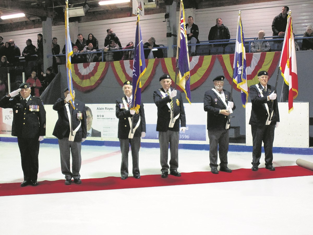 Participation de la Légion canadienne