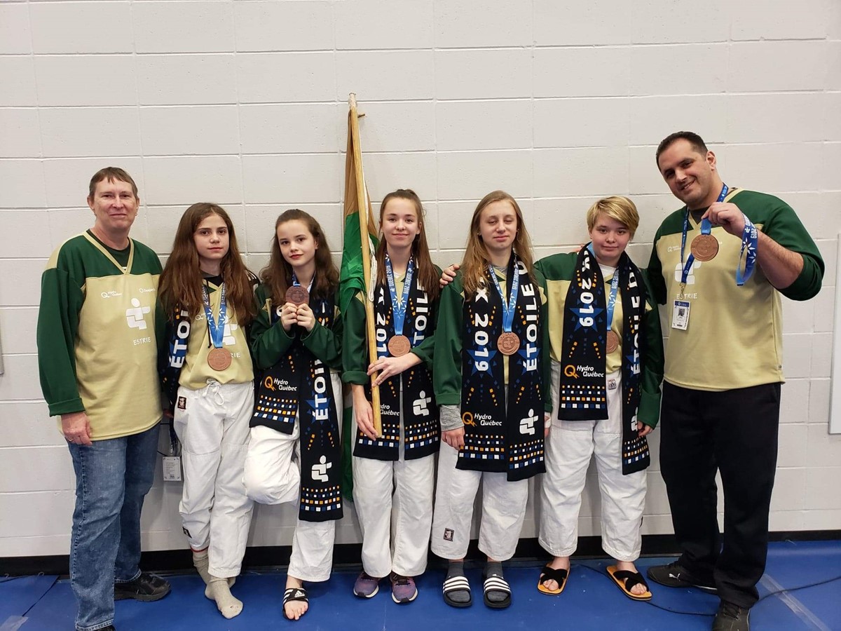 Le club de Judo Asbestos-Danville bien représenté aux jeux du Québec